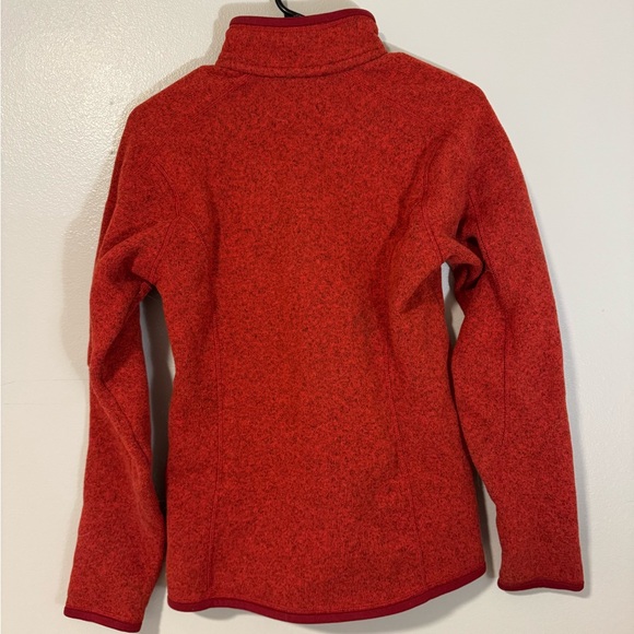 Patagonia Better Sweater Red Quarter Zip Womens Size Medium - Picture 2 of 5